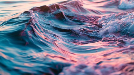 Purple Ocean Waves