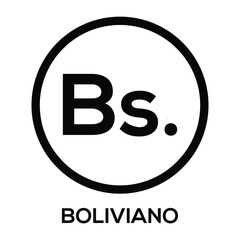 Bolivia – bolivian boliviano currency symbol