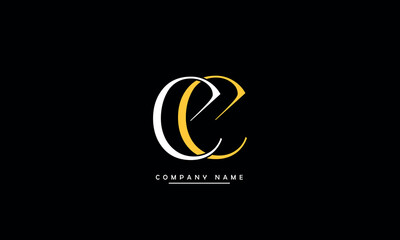 CC Abstract Letters Logo Monogram