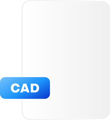 cad file icon gradient style.