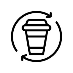 cup line icon