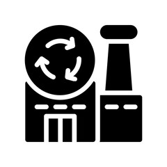 recycling glyph icon