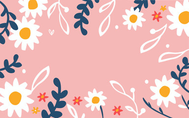 Valentine's day, women's day, spring abstract background poster with copy space. Good for postcards, email header, wallpaper, banner, events, covers, advertising, and more.