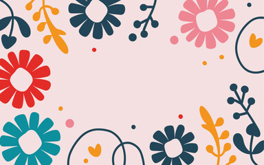 Valentine's day, women's day, spring abstract background poster with copy space. Good for postcards, email header, wallpaper, banner, events, covers, advertising, and more.