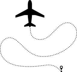 Airplane Line Icon