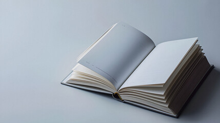 Open Blank Book