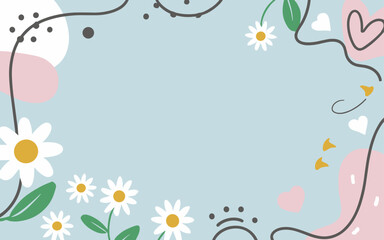 Valentine's day, women's day, spring abstract background poster with copy space. Good for postcards, email header, wallpaper, banner, events, covers, advertising, and more.