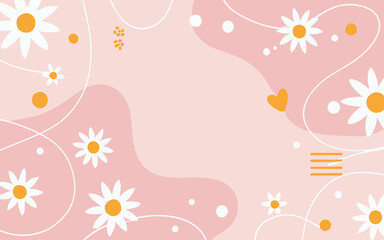 Valentine's day, women's day, spring abstract background poster with copy space. Good for postcards, email header, wallpaper, banner, events, covers, advertising, and more.