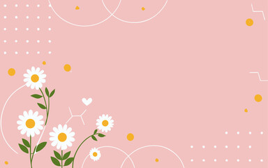 Valentine's day, women's day, spring abstract background poster with copy space. Good for postcards, email header, wallpaper, banner, events, covers, advertising, and more.