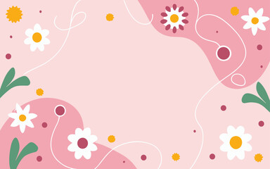 Valentine's day, women's day, spring abstract background poster with copy space. Good for postcards, email header, wallpaper, banner, events, covers, advertising, and more.