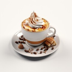3D coffee cafe restaurant