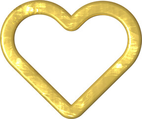 golden heart symbol