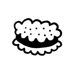 svg doodle element cute set