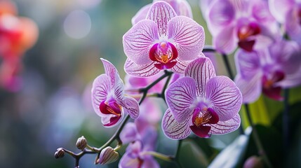 Valentine's Orchid: A Captivating Close-Up of a Beautiful Flower