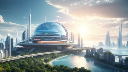 Obraz premium City of the future