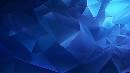 Dark Blue Abstract Minimalist Fractured Cracked Background.  (Generative AI).