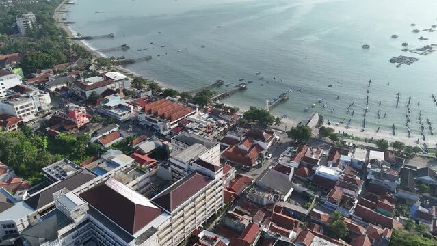 Pangandaran Beach West Java, Beautiful seascape of Pangandaran 