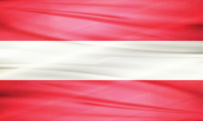 Illustration of Austria Flag and Editable vector Austria Country Flag