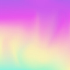 Hologram Gradient. Pearlescent Texture. Abstract Texture. Metal Card. Neon Multicolor Illustration. Unicorn Foil. Purple Pop Background. Shiny Concept. Blue Hologram Gradient