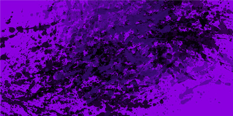 Purple cosmic background wall background aquarelle painted spit on wall spray paint watercolor on splatter splashes liquid color water ink,backdrop surface galaxy view.
