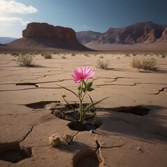 flowers in the desert