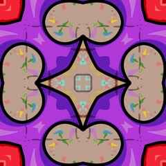 mandala; seamless; design; digital; illustration; decoration; ornament; ornamental; art; symmetrical; symbol; wallpaper; background; element; decor; texture; style; ornate; beautiful; beauty; harmony