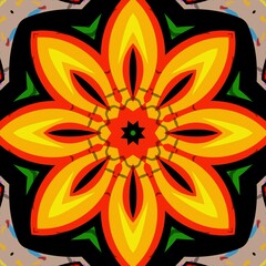 mandala; seamless; design; digital; illustration; decoration; ornament; ornamental; art; symmetrical; symbol; wallpaper; background; element; decor; texture; style; ornate; beautiful; beauty; harmony