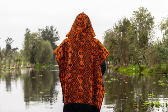 Anonymous persom gazing at Xochimilcos Beauty