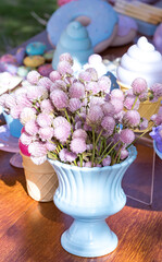 Flores  em caso decoração 