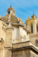 Fototapeta na wymiar Facade of Tarragona Cathedral, Catalonia, Spain. High quality photography