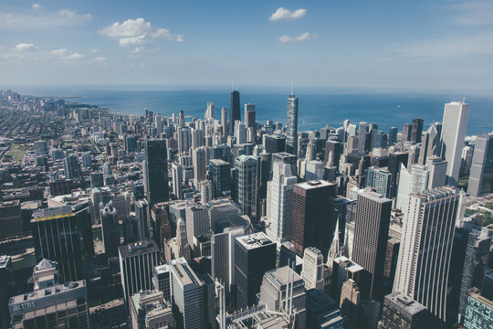 Fototapeta city skyline