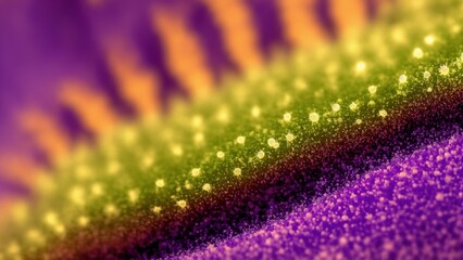 Virus under a microscope