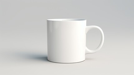 Obraz premium White mug.