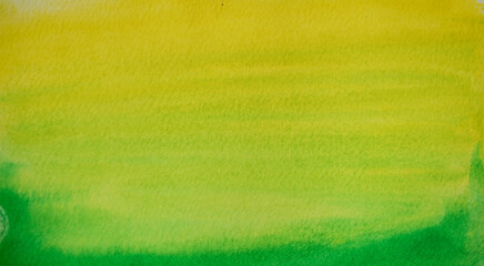 abstrakter Hintergrund, Aquarellfarben Farbverlauf gelb grün