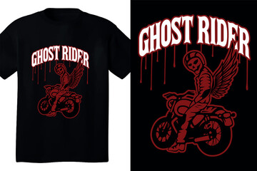 Ghot rider custom t shirt design