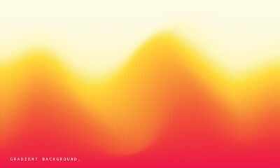 Orange fluid gradient mesh. Vibrant color gradation backdrop. Wavy and liquid background. Modern blurred background. Suitable for catalog, presentation, poster, banner, or leaflet.