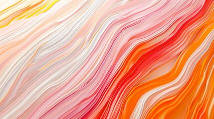 Fototapeta premium abstract waves in peach and orange tones