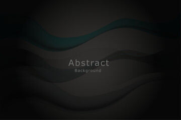 Modern Black abstract background with glowing shiny geometric lines. Futuristic technology concept. Suit for poster, banner, brochure, corporate, website