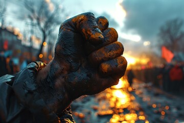 the nation's collective readiness and unity in times of need.'Mobilization in Ukraine' concept