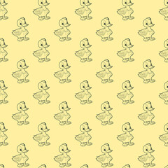 Duck Seamless Pattern