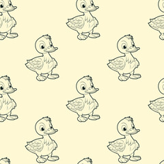 Duck Seamless Pattern