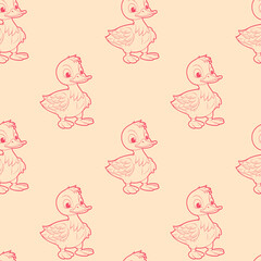 Duck Seamless Pattern
