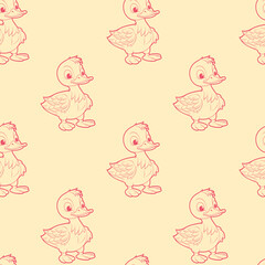 Duck Seamless Pattern