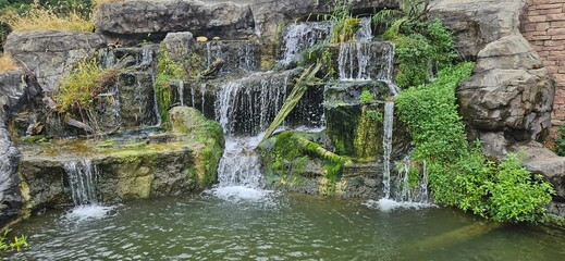 Waterfall in the park