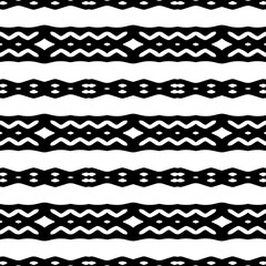 Abstract Shapes.Vector seamless black and white pattern.Design element for prints, decoration, cover, textile, digital wallpaper, web background, wrapping paper, clothing, fabric, packaging, cards.