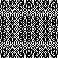 Abstract Shapes.Vector seamless black and white pattern.Design element for prints, decoration, cover, textile, digital wallpaper, web background, wrapping paper, clothing, fabric, packaging, cards.