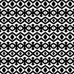 Abstract Shapes.Vector seamless black and white pattern.Design element for prints, decoration, cover, textile, digital wallpaper, web background, wrapping paper, clothing, fabric, packaging, cards.