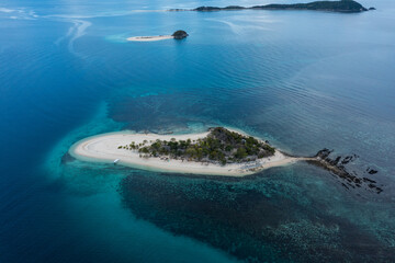 Aerial view of Bagtenga Island (North Kay)
