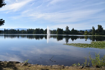 Fountain of the lake