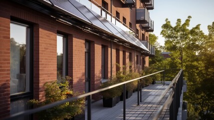 Balkonkraftwerk für Solarenergie, Nachhaltiges, energieeffizientes und smartes Wohnen